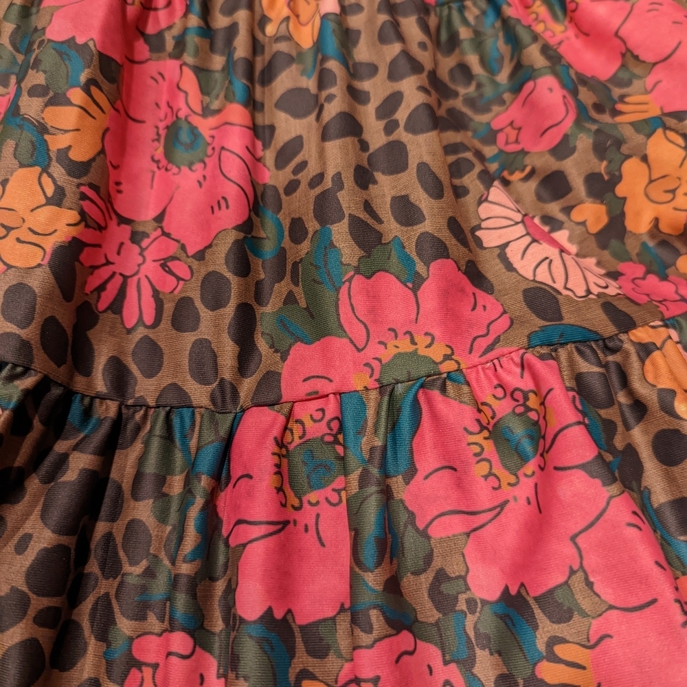 Floral Long Sleeve Dress - Picture 4 of 5